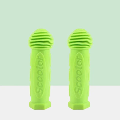 1 pāris gumijas velosipēda roktura rokturi, pretslīdes, ūdensizturīgs trīsriteņa motorollera stūres stienis bērniem bērnu riteņbraukšanas roktura stieņi