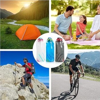 Преносима свръхлека сгъваема чанта за вода Duckbill Folding Sports Outdoor Fitness Cycling Portable Storage Wate Bag Голям капацитет