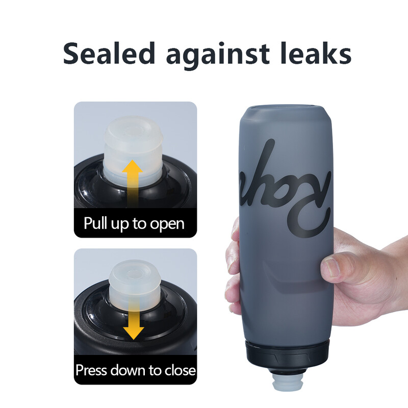 Rapha velosipēda ūdens pudele 620/750 ml Īpaši viegla Necaurlaidīga saspiežama Bezgaršas kempinga pārgājienu sporta velosipēdu tējkanna