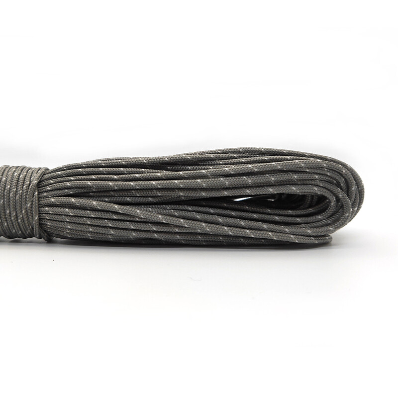 2 mm Paracord 25 FT 100 FT virve, 1 stieņa Paracorde āra izdzīvošanas aprīkojums, apģērbu līnijas DIY rokassprādzes vairumtirdzniecība
