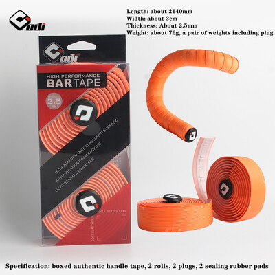 ODI velosipēda stūres lente Profesionāls šosejas velosipēdu aptinums, neslīdošs, ērts riteņbraukšanas līdzsvars velosipēda stieņa pārsegs Fiksēta zobrata velosipēdu daļas