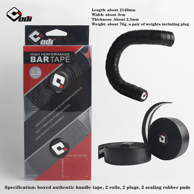 ODI velosipēda stūres lente Profesionāls šosejas velosipēdu aptinums, neslīdošs, ērts riteņbraukšanas līdzsvars velosipēda stieņa pārsegs Fiksēta zobrata velosipēdu daļas