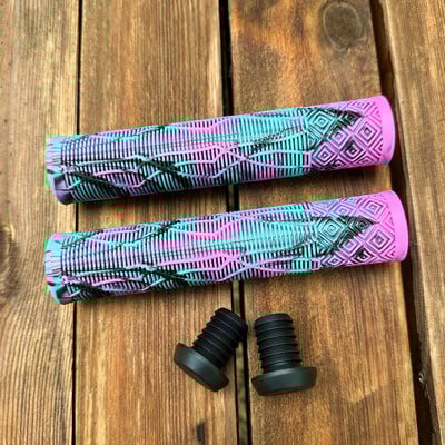 Īpaši viegli pagarināmi velosipēda rokturi Gumijas krāsas triecienu absorbējoši, neslīdoši, mīksti 160 MM stūres pārsegs riteņbraukšanas kalnu velosipēda rokturi