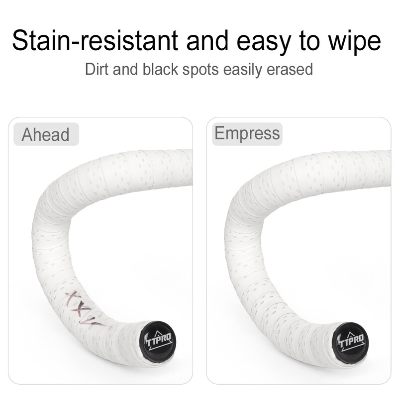 TTPRO traka za upravljač za cestovni bicikl Gravel Neklizajuća 2100 mm PU EVA bijela crna otporna na prašinu Oblozi za upravljač Prozračne trake