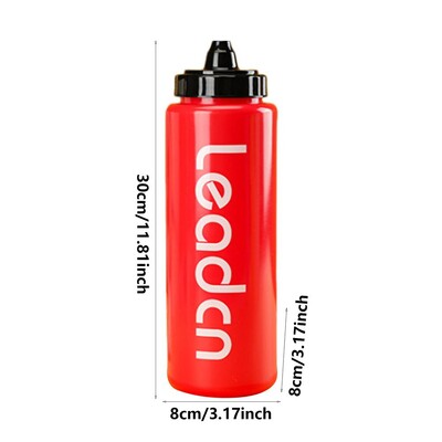 Velosipēda ūdens pudele 1000 ml viegla kalnu pudele āra sporta kauss riteņbraukšanas aprīkojums atkārtoti lietojams necaurlaidīgs sporta zāles aukstā ūdens pudele