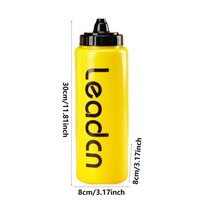 Velosipēda ūdens pudele 1000 ml viegla kalnu pudele āra sporta kauss riteņbraukšanas aprīkojums atkārtoti lietojams necaurlaidīgs sporta zāles aukstā ūdens pudele