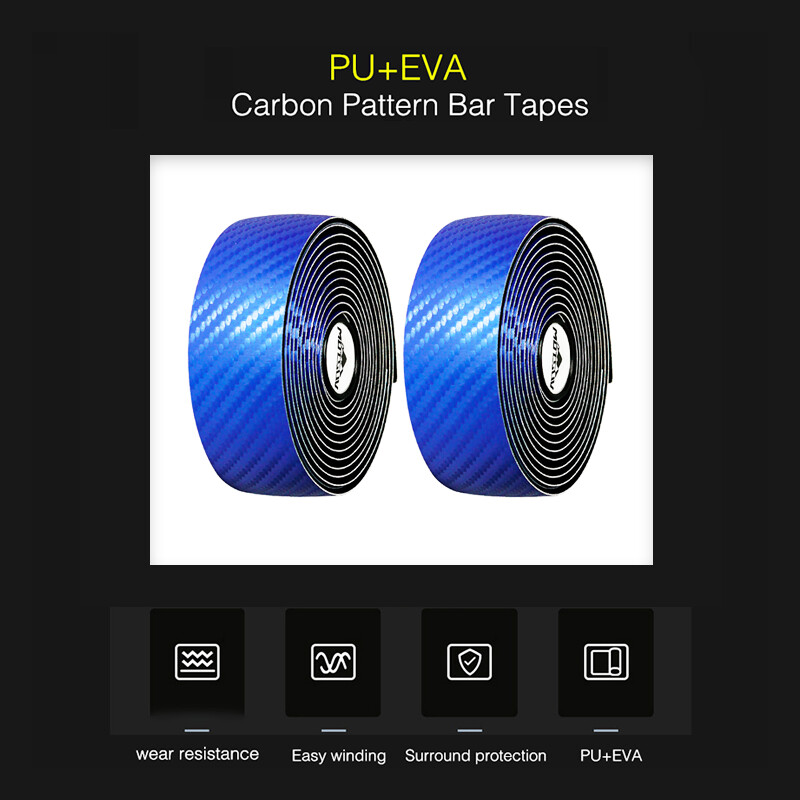 Riteņbraukšanas stūres lente EVA+PU, Velosipēdu stūres lente Elpojošas pretslīdes lentes Velosipēdu stūres stieņa lente