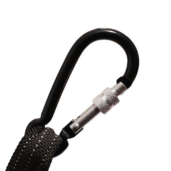 Safety Bungee Tether Tool Lanyard with Carabiner Hook Climbing Working Anti-Falling Safety Rope Aerial Work Climbing Αξεσουάρ