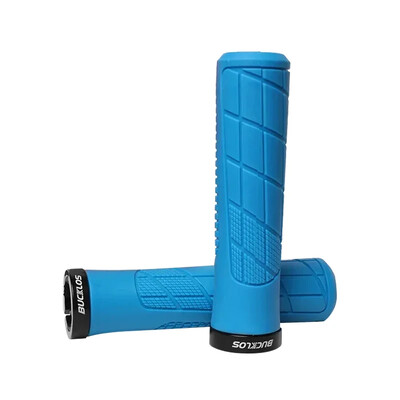 BUCKLOS velosipēda stūres rokturis gumijas velosipēda roktura stieņa rokturi Amortizējoši slēdzami MTB aproces Riteņbraukšanas piederumi