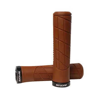 BUCKLOS velosipēda stūres rokturis gumijas velosipēda roktura stieņa rokturi Amortizējoši slēdzami MTB aproces Riteņbraukšanas piederumi