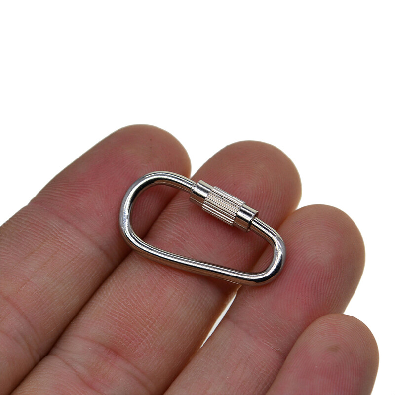 Опаковка от 24 D заключващи пръстена, карабини, ключодържатели, куки, пружинни щипки за заключване, злато