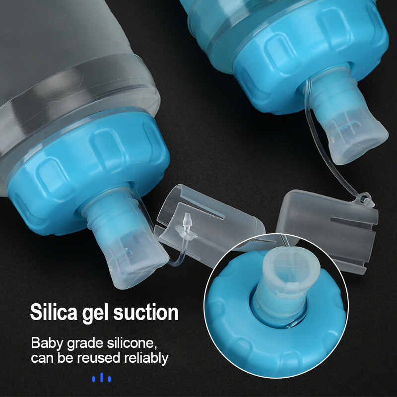 300ml 400ml 500ml Mekana boca TPU sklopiva sklopiva boca za vodu Sport na otvorenom Putovanje Trčanje Hidratacijski paket Vrećica za vodu Prsluk