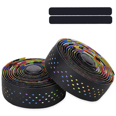 Velosipēdu stūres lente Neslīdoša PU+EVA šosejas velosipēdu stūres lentes sacīkšu elpojošie šosejas velosipēdu lentes velosipēdu piederumi