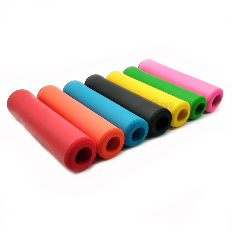 Mīksti silikona velosipēda stūres rokturi āra MTB šosejas velosipēda sūkļa rokturi Pārvalks pret slīdēšanu Spēcīgi atbalsta rokturi riteņbraukšanas daļa