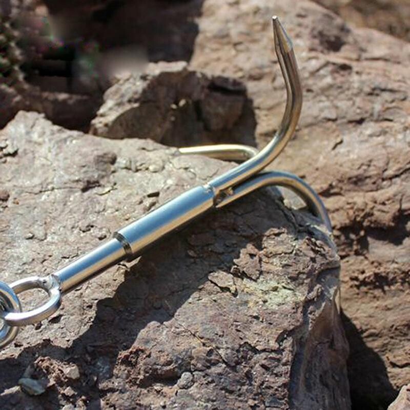 JAUNUMS Survival satvērējs Tērauda āķis Kāpšanas spīles āra fiksators
