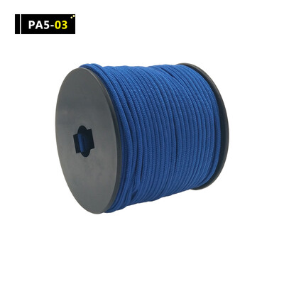 YOUGLE 5Strand 350 Paracord izpletņa aukla Virve Mil Spec Climbing Camping Trikotāžas aproce izdzīvošanas aprīkojums 164FT
