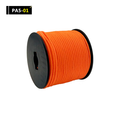 YOUGLE 5Strand 350 Paracord izpletņa aukla Virve Mil Spec Climbing Camping Trikotāžas aproce izdzīvošanas aprīkojums 164FT