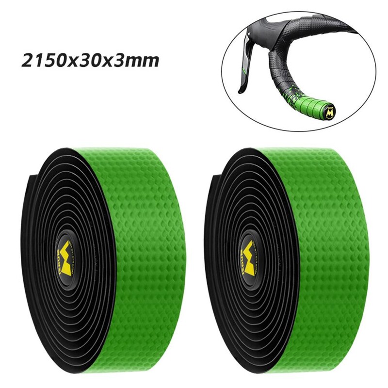 Gradijent nadogradnji bicikla - bijela, crvena, zlatna, zelena, plava traka protiv klizanja Trokutasti blok uzorak Otporan na habanje Udoban rukohvat