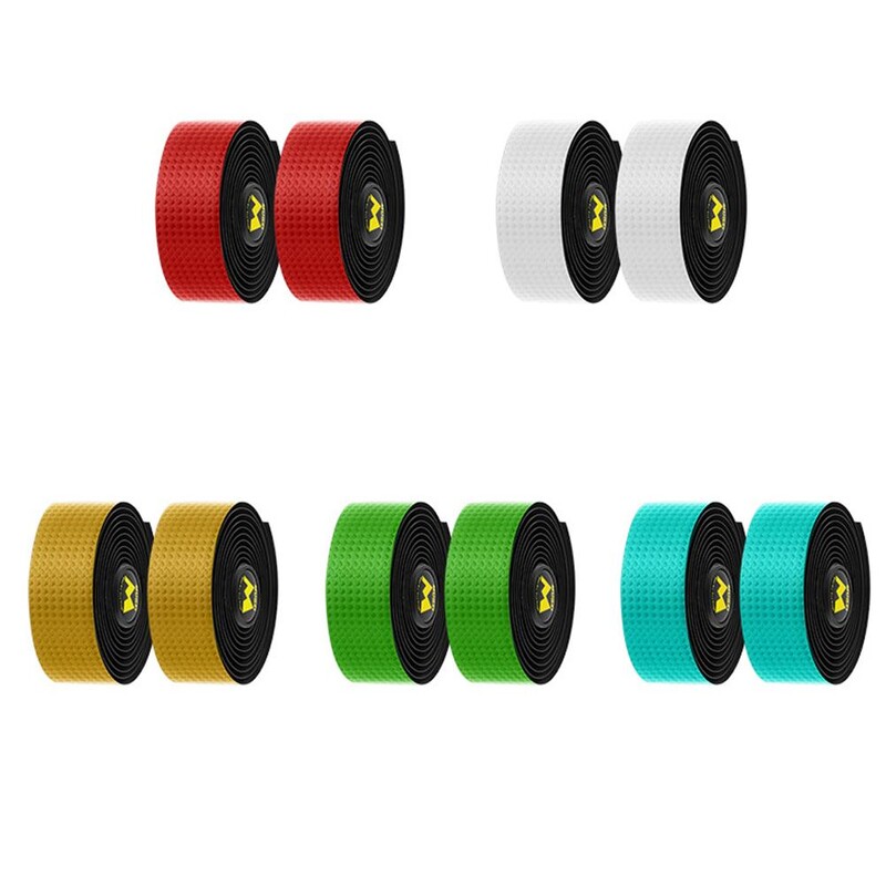 Gradijent nadogradnji bicikla - bijela, crvena, zlatna, zelena, plava traka protiv klizanja Trokutasti blok uzorak Otporan na habanje Udoban rukohvat