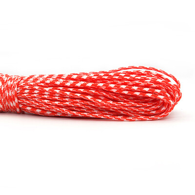 100 krāsas Paracord 31 metri 100 FT, 50 FT, 25 FT diametrs 2 mm viens statīvs serdeņi Survival izpletņa auklai, štrope kempinga kāpšanas virve