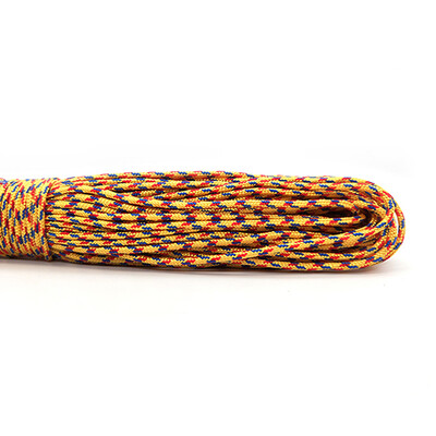 100 krāsas Paracord 31 metri 100 FT, 50 FT, 25 FT diametrs 2 mm viens statīvs serdeņi Survival izpletņa auklai, štrope kempinga kāpšanas virve