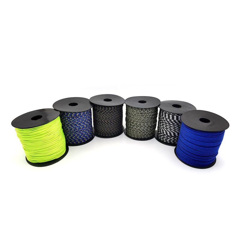 Jezgre s jednim postoljem od 2 mm 100 metara Paracord za preživljavanje Uže za padobrane Uže za kampiranje Penjanje Uže za kampiranje Planinarenje