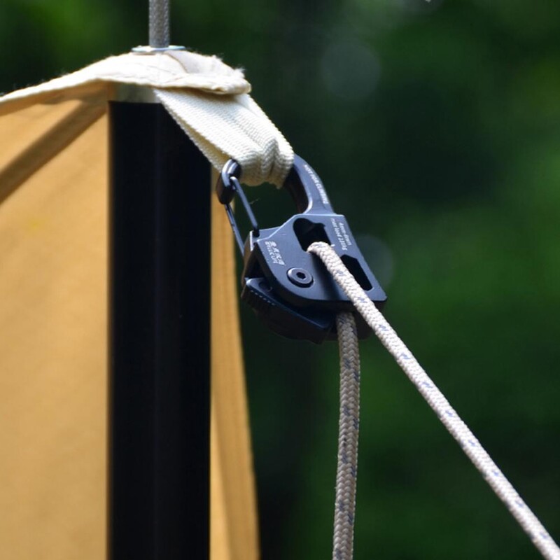 Oprema za kampiranje Zatezač užeta za šator od aluminijske legure Lagani prijenosni regulator kabela za snažnu izdržljivost Podesiv