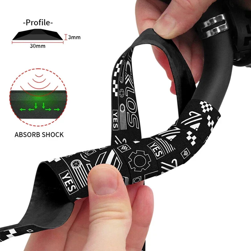 BUCKLOS Speed Handlebar Tapes Meka traka za ručku bicikla PU EVA Pojasevi za šipke za cestovne bicikle Biciklistička traka za prigušivanje udaraca Racing Wrap