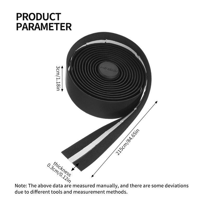 MOTSUV Bandă pentru ghidon pentru bicicletă de drum Bară pentru bicicletă Anti-alunecare PU Amortizare EVA Absorbție de șoc Bandă pentru mâner Banda de bară pentru ciclism Dop de capăt Prat