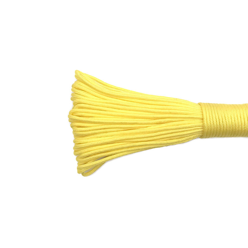 Diametrs 2 mm viens statīva serdeņi Paracord izdzīvošanai Izpletnis Aukla Virve Kempings Kāpšana Virve Pārgājieni Juvelierizstrādājumu izgatavošana Vairumtirdzniecība