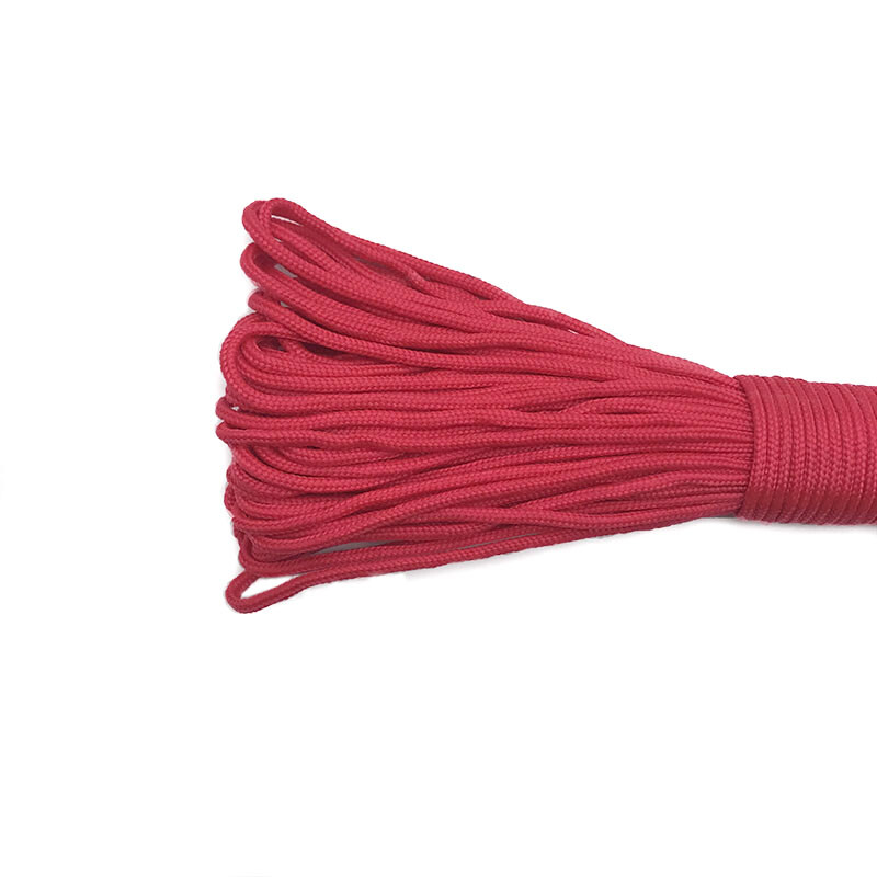 Diametrs 2 mm viens statīva serdeņi Paracord izdzīvošanai Izpletnis Aukla Virve Kempings Kāpšana Virve Pārgājieni Juvelierizstrādājumu izgatavošana Vairumtirdzniecība