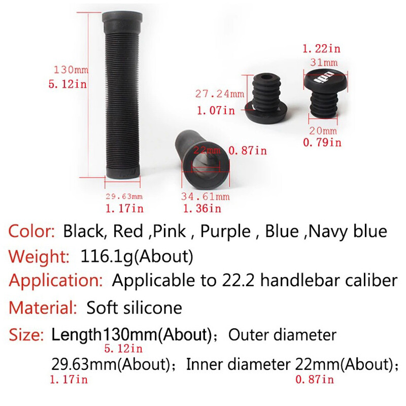 Jauni ODI Grip silikona velosipēda rokturi kalnu velosipēda stūres aproce mīksta triecienizturīga MTB roktura aproces rokturi velosipēda piederumi