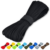 7 serdeņi 550 Paracord vads 5 15 30 m, diametrs 4 mm, izdzīvošanai brīvā dabā kempinga štrope Izpletņa virve pārgājienu telts piederumi