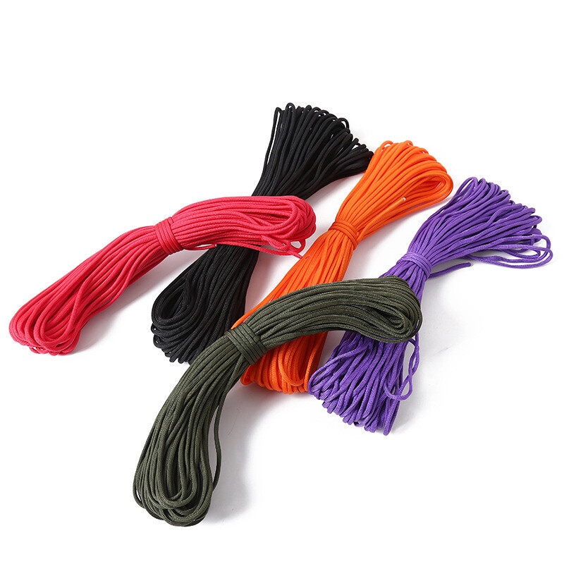 5 m 4 mm „Paracord 550“ parašiuto laidas, lauko žygių diržas, vilkimas, stovyklavimo virvė, drabužių palapinė, alpinizmo išgyvenimo priedai