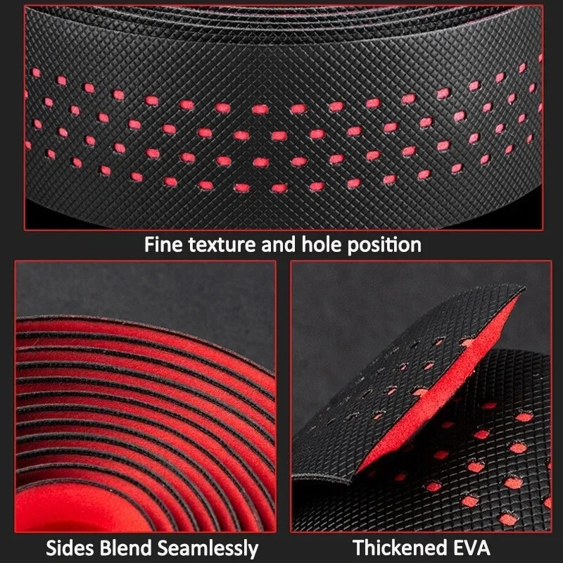 BUCKLOS mīksta PU EVA velosipēda stūres siksna pretslīdes triecienu absorbējoša šosejas velosipēda roktura lentes ūdensnecaurlaidīga ietīšanas lentes gala aizbāžņi