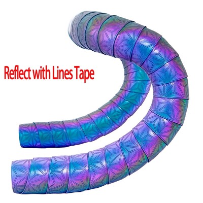 Jauna šosejas velosipēda stūres lente īpaši viegla, elpojoša, neslīdoša rokas josta 2150 * 30 * 3 mm atstarojošās lentes velosipēdu piederumi