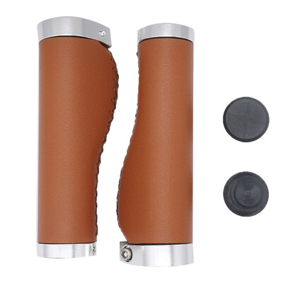 Mtb rokturi elektriskie velosipēda pretslīdēšanas nodilumizturīgi gaļas bumbu rokturi Vispārīgi velosipēdu piederumi Velosipēda ādas stūres rokturis