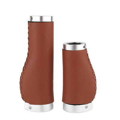 Mtb rokturi elektriskie velosipēda pretslīdēšanas nodilumizturīgi gaļas bumbu rokturi Vispārīgi velosipēdu piederumi Velosipēda ādas stūres rokturis