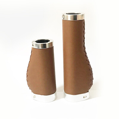 Mtb rokturi elektriskie velosipēda pretslīdēšanas nodilumizturīgi gaļas bumbu rokturi Vispārīgi velosipēdu piederumi Velosipēda ādas stūres rokturis