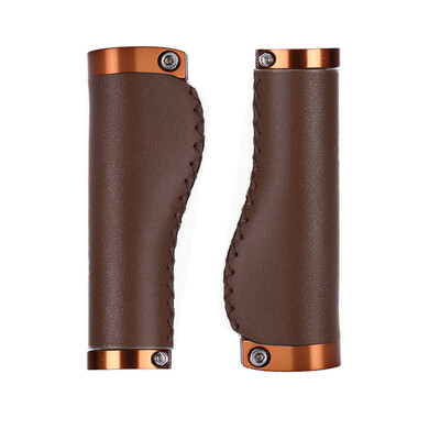 Mtb rokturi elektriskie velosipēda pretslīdēšanas nodilumizturīgi gaļas bumbu rokturi Vispārīgi velosipēdu piederumi Velosipēda ādas stūres rokturis