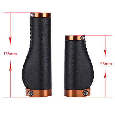 Mtb rokturi elektriskie velosipēda pretslīdēšanas nodilumizturīgi gaļas bumbu rokturi Vispārīgi velosipēdu piederumi Velosipēda ādas stūres rokturis