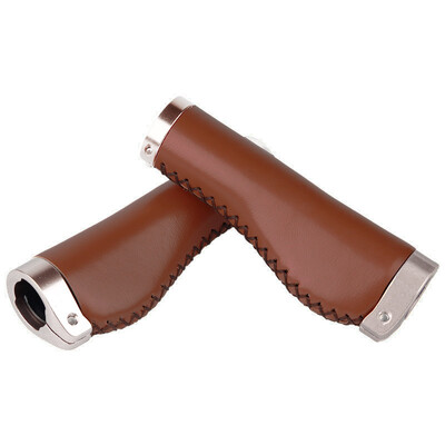 Mtb rokturi elektriskie velosipēda pretslīdēšanas nodilumizturīgi gaļas bumbu rokturi Vispārīgi velosipēdu piederumi Velosipēda ādas stūres rokturis