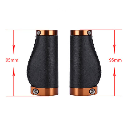 Mtb rokturi elektriskie velosipēda pretslīdēšanas nodilumizturīgi gaļas bumbu rokturi Vispārīgi velosipēdu piederumi Velosipēda ādas stūres rokturis