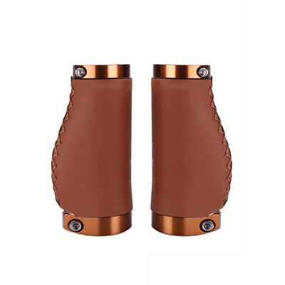 Mtb rokturi elektriskie velosipēda pretslīdēšanas nodilumizturīgi gaļas bumbu rokturi Vispārīgi velosipēdu piederumi Velosipēda ādas stūres rokturis