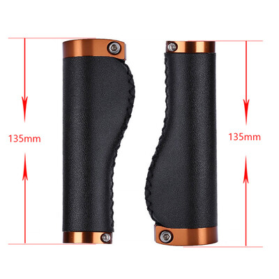 Mtb rokturi elektriskie velosipēda pretslīdēšanas nodilumizturīgi gaļas bumbu rokturi Vispārīgi velosipēdu piederumi Velosipēda ādas stūres rokturis