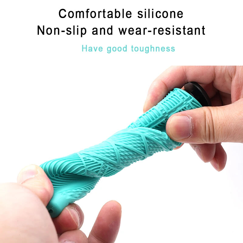 ODI SG1 MTB mīksti silikona rokturi velosipēda stūres rokturis divvirzienu pretslīdes triecienu absorbējošs roktura pārsegs velosipēda universālie aksesuāri