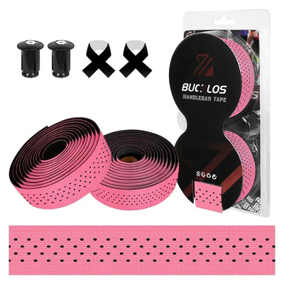 BUCKLOS traka za upravljač cestovnog bicikla Silikonska + EVA izdržljiva traka za šipku za bicikl s čepovima na kraju šipke Neklizajući dodaci za bicikl otporan na udarce