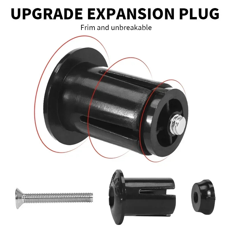 BUCKLOS traka za upravljač cestovnog bicikla Silikonska + EVA izdržljiva traka za šipku za bicikl s čepovima na kraju šipke Neklizajući dodaci za bicikl otporan na udarce