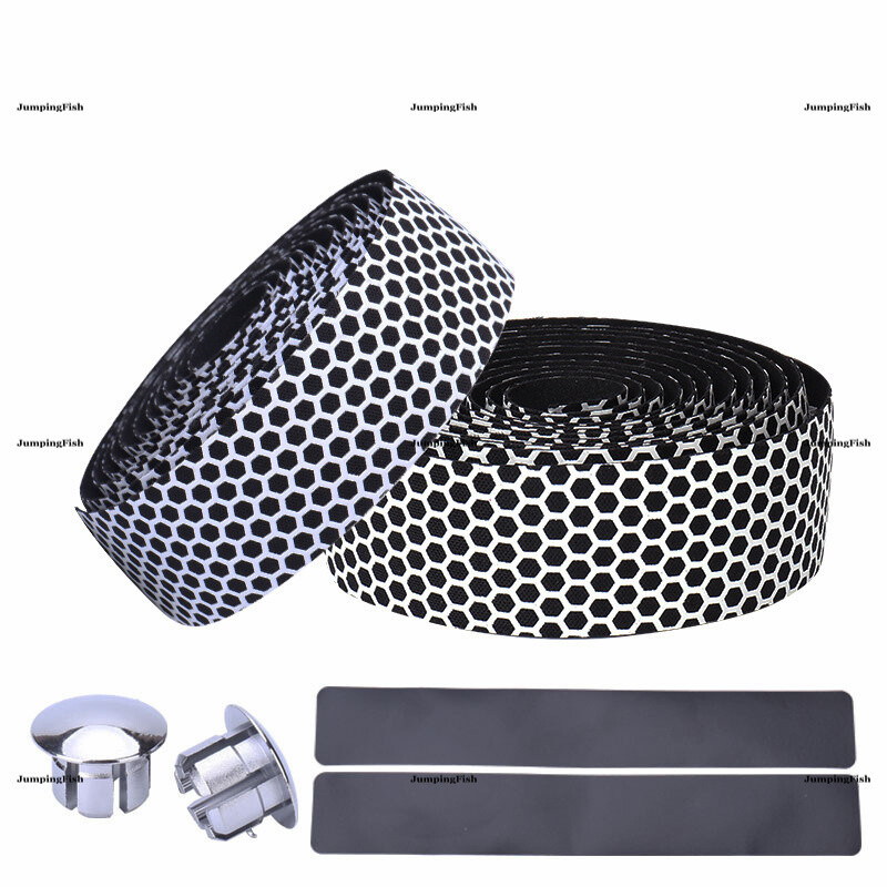 Velosipēda stūres lentes šosejas velosipēda PU ādas perforēta siksna elpojoša mīksta MTB fiksēta zobrata siksna riteņbraukšanas piederums