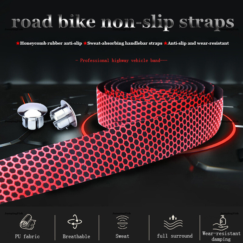 Velosipēda stūres lentes šosejas velosipēda PU ādas perforēta siksna elpojoša mīksta MTB fiksēta zobrata siksna riteņbraukšanas piederums